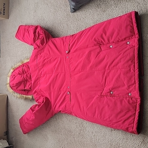 NWT Woman Within Feather Down Faux Fur Lined Hood Parka - Picture 11 of 14